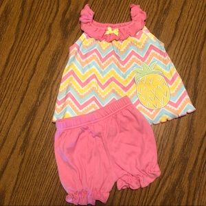 3 Month Baby Girl Pineapple Outfit